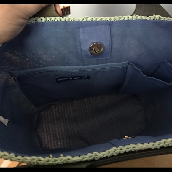 Spring Label Wood Handle Twine Bag - Picture 2 of 2